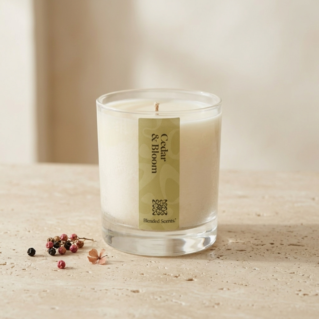 Cedar and Bloom Candle