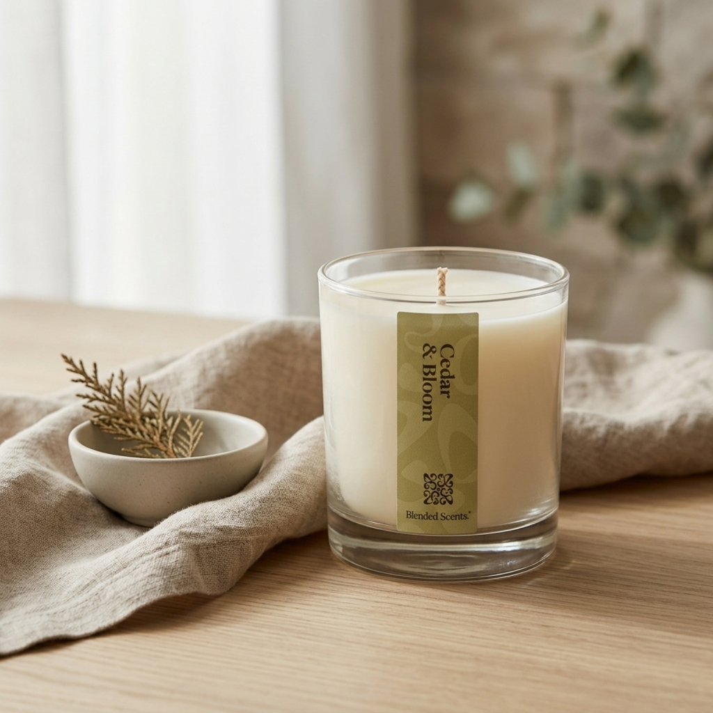 Cedar and Bloom Candle