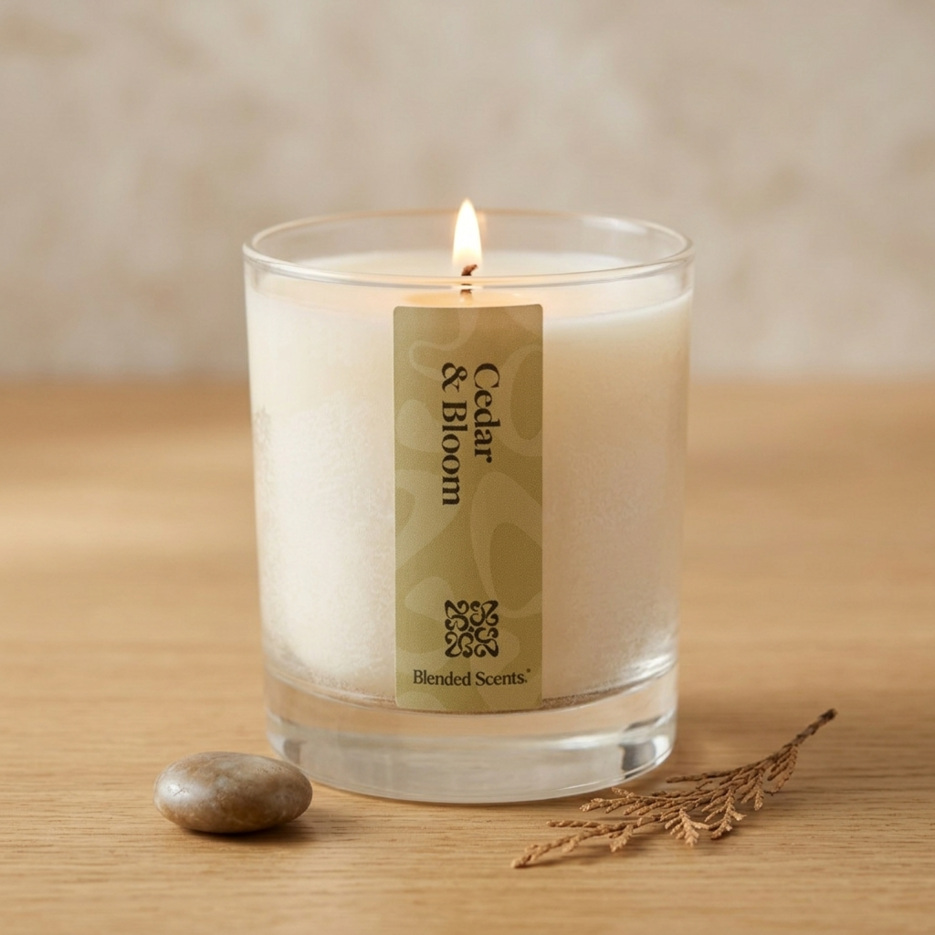 Cedar and Bloom Candle