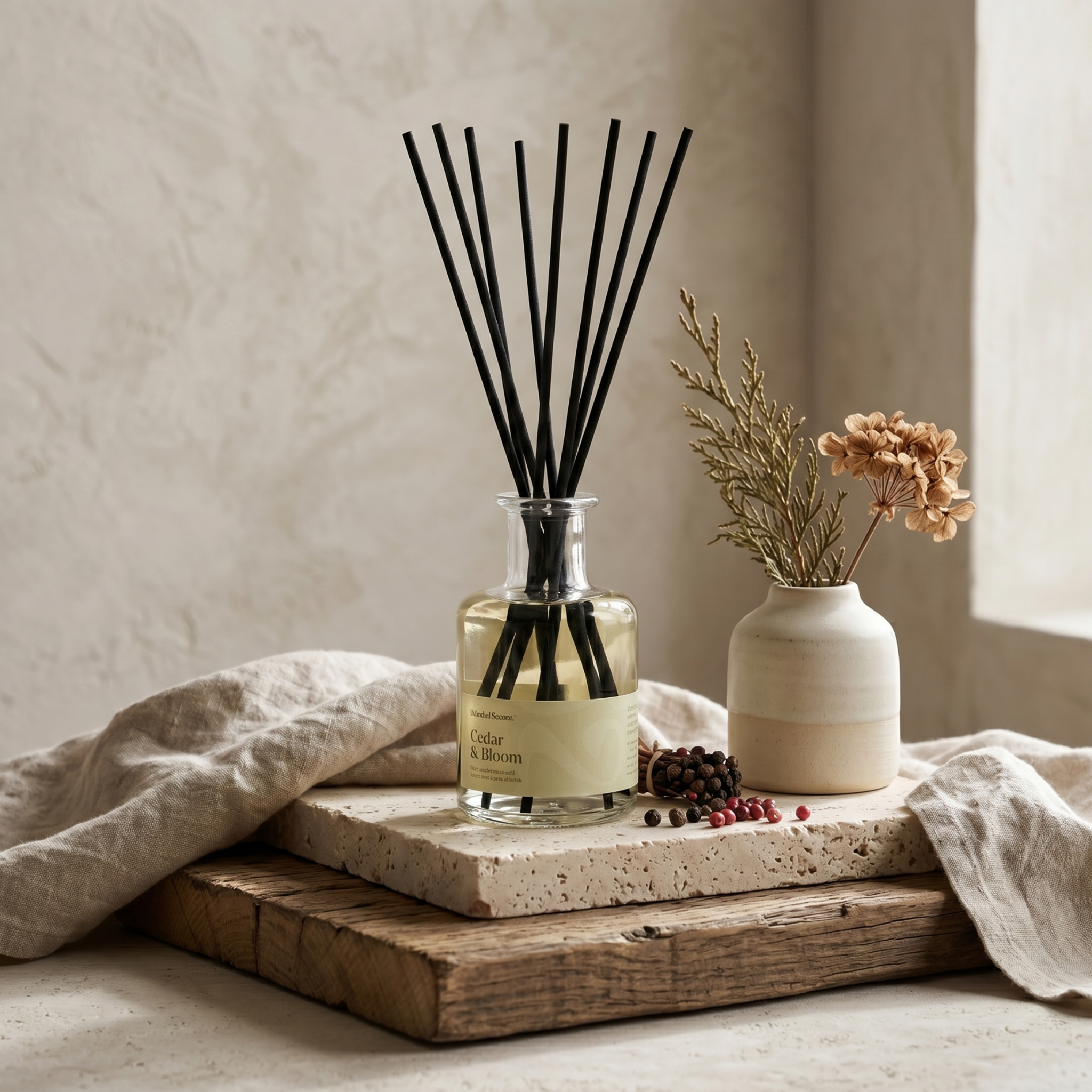 Cedar & Bloom Natural Reed Diffuser