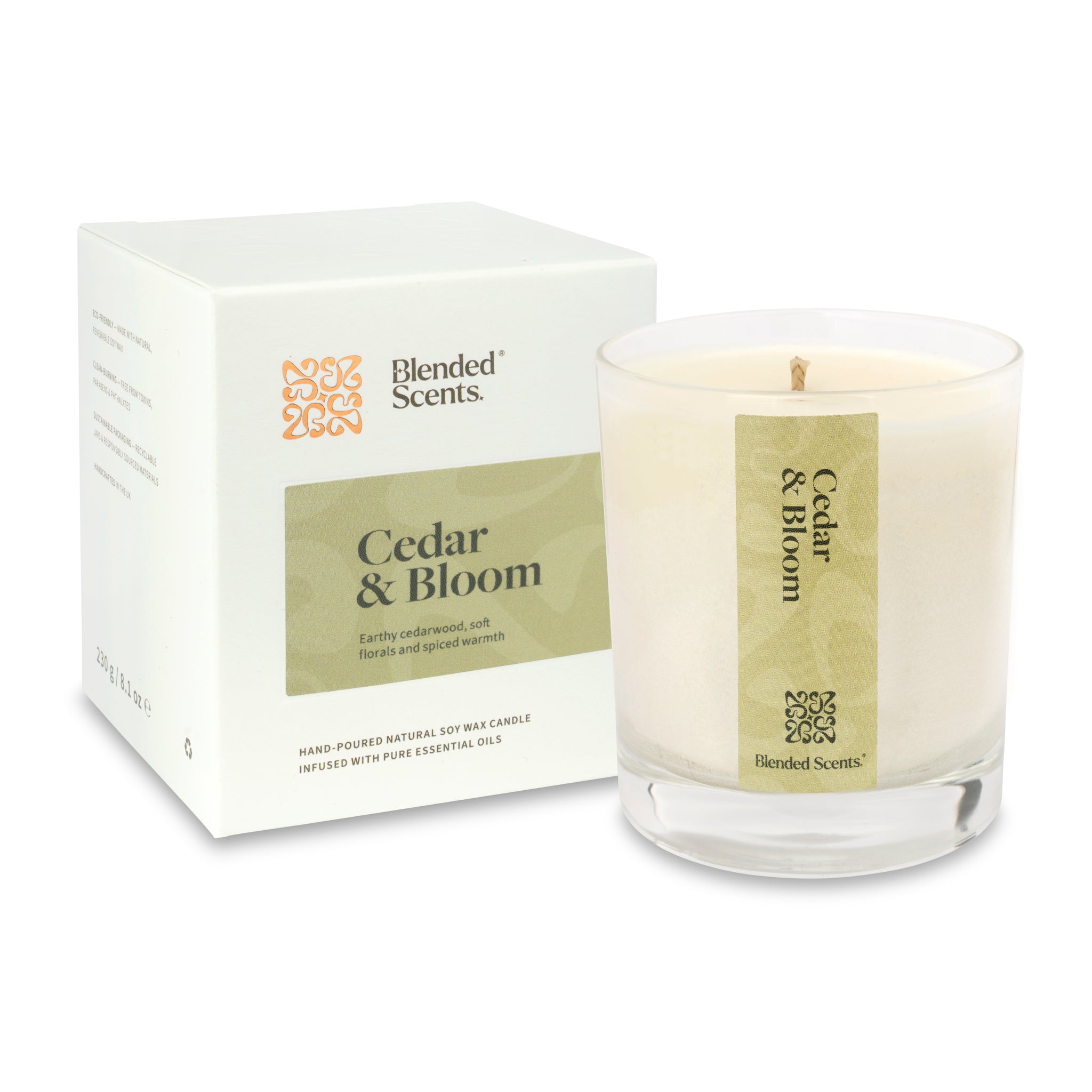 Cedar and Bloom Candle