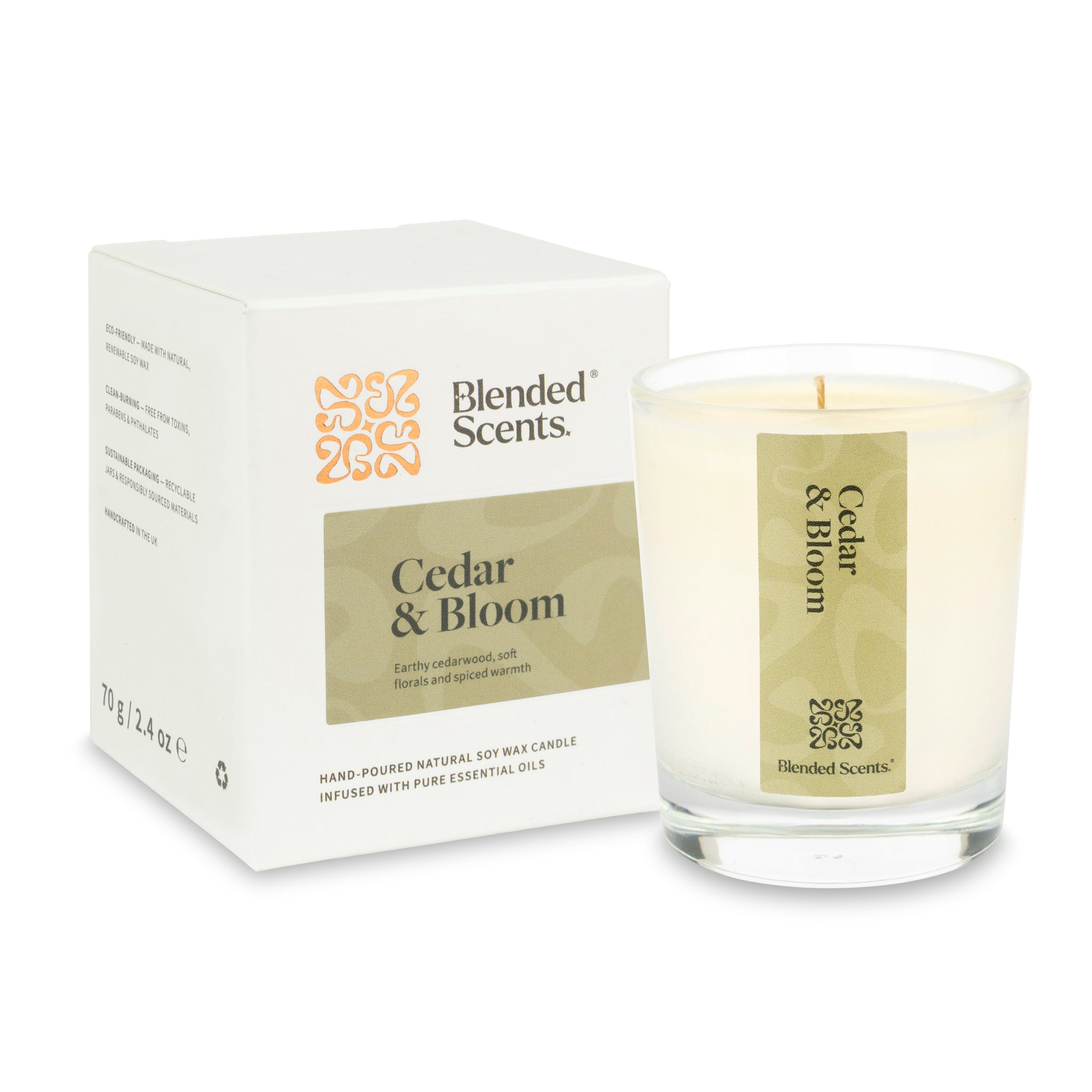 Cedar and Bloom Candle