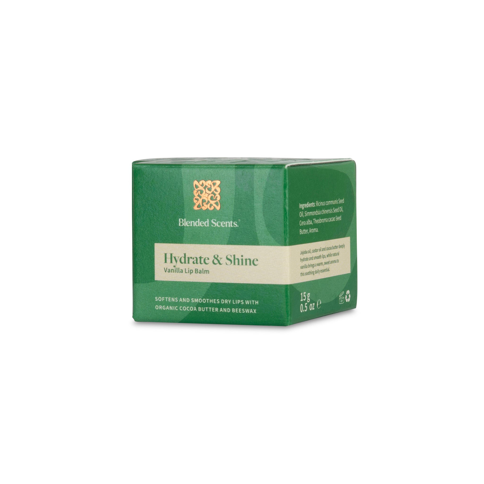 Hydrate & Shine Vanilla Lip Balm
