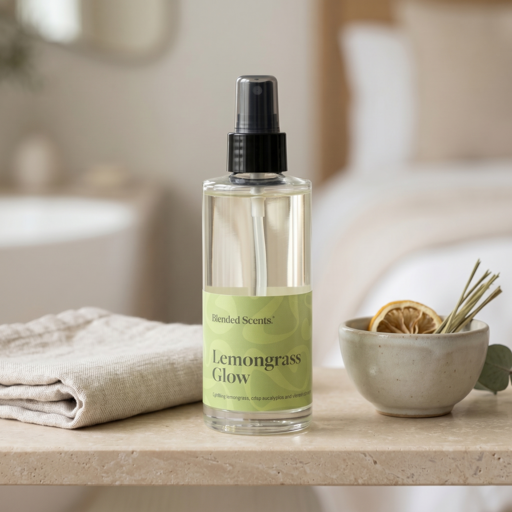 Lemongrass Glow Natural Room Spray
