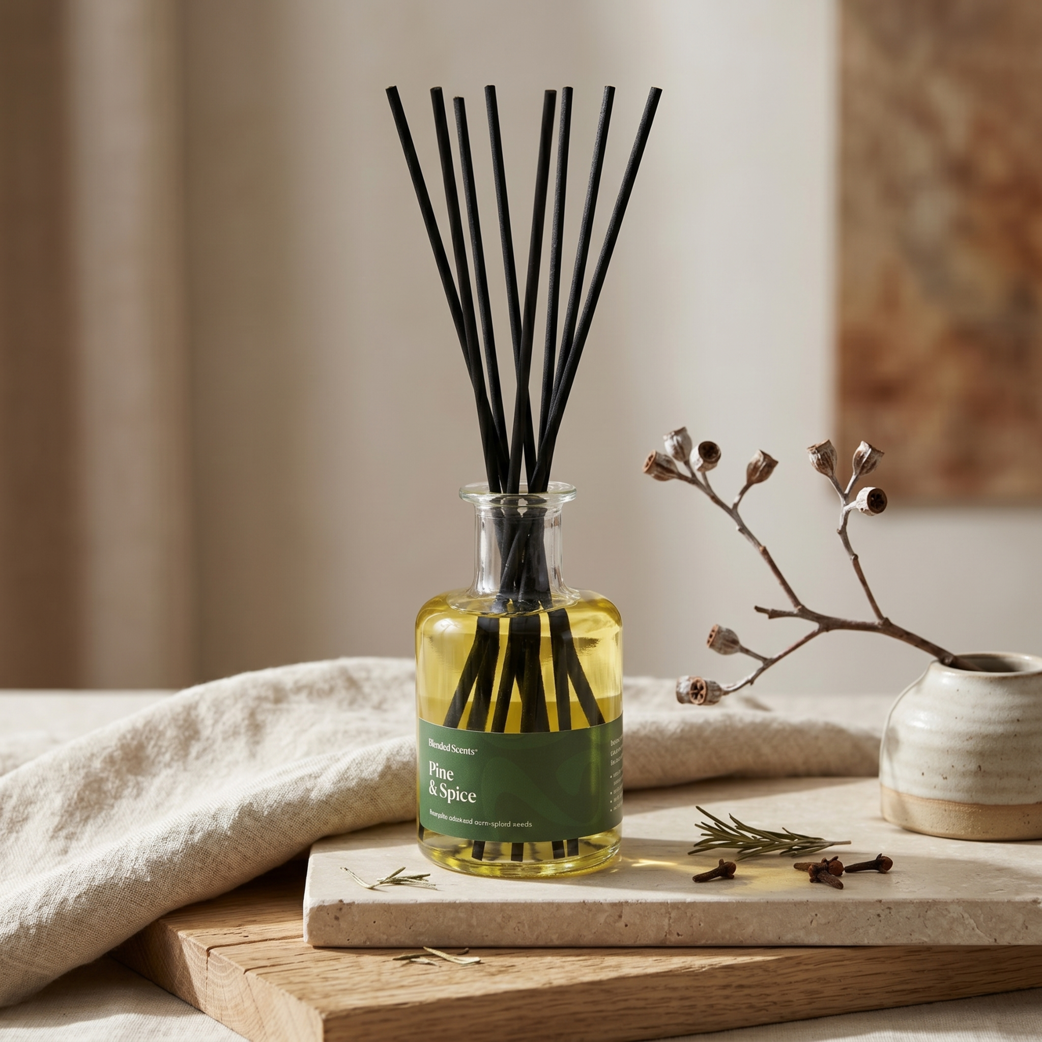 Pine & Spice Natural Reed Diffuser