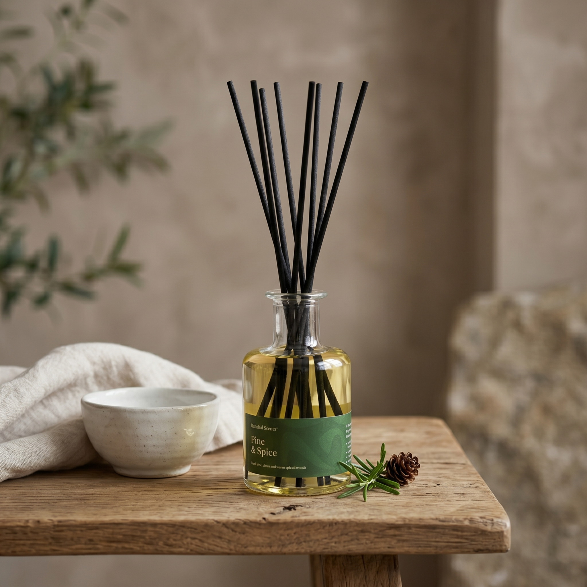 Pine & Spice Natural Reed Diffuser