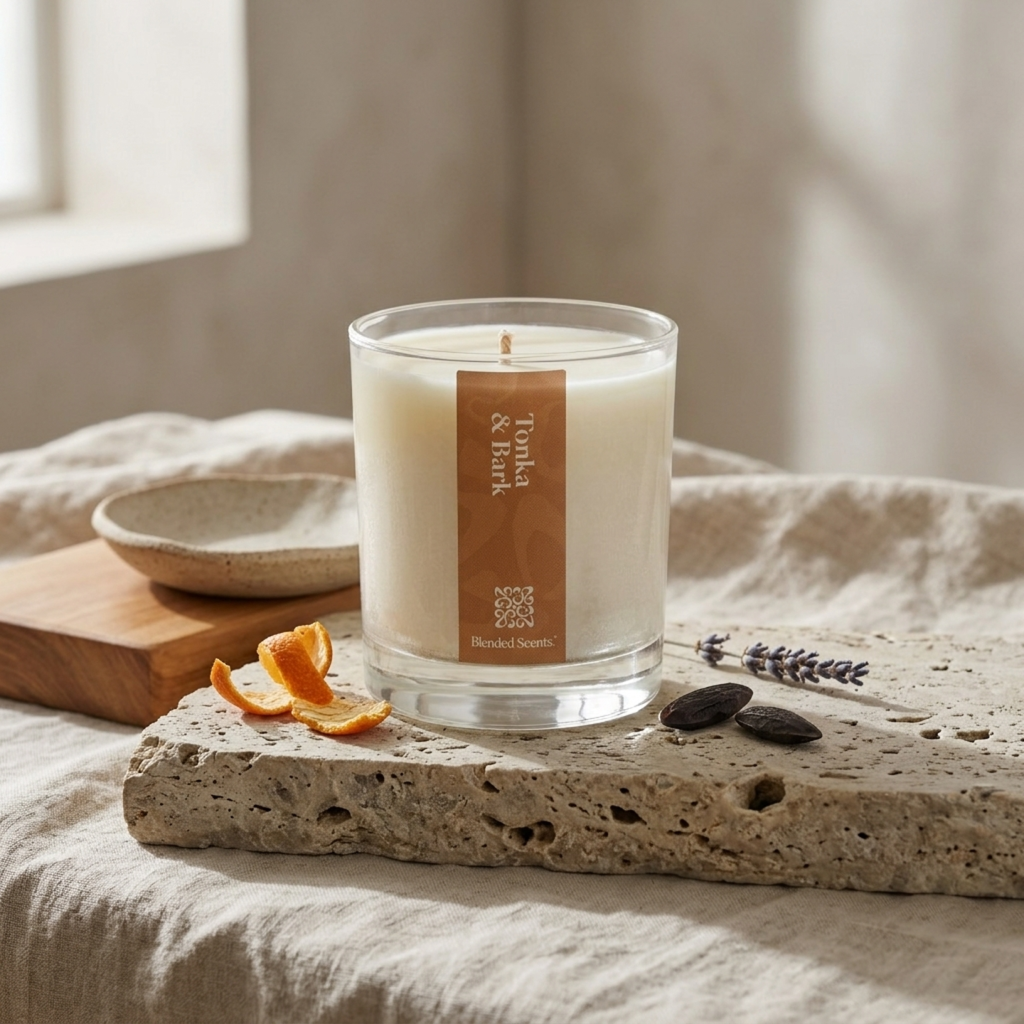 Tonka and Bark Candle