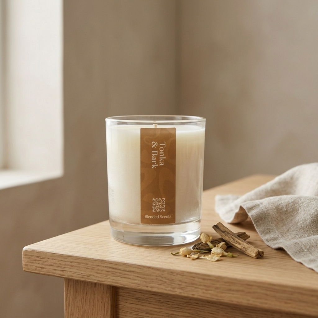 Tonka and Bark Candle