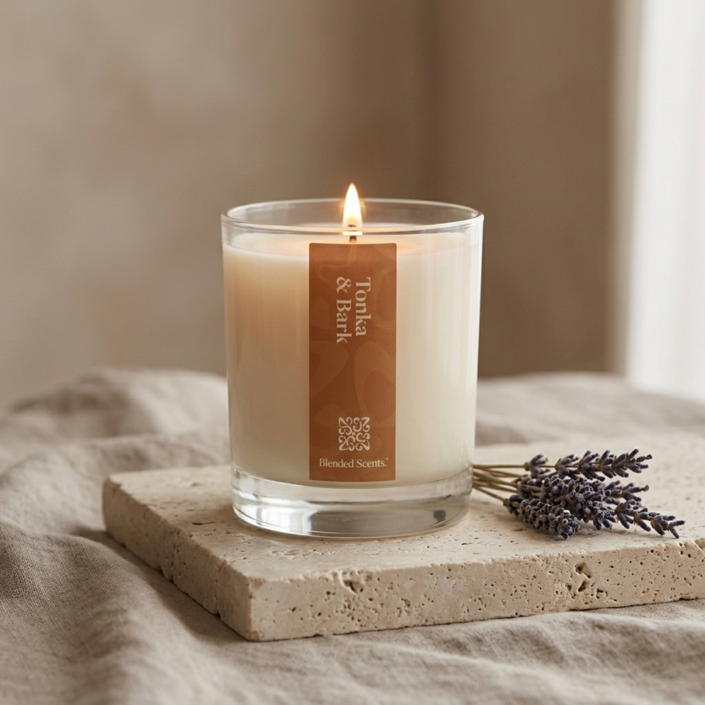 Tonka and Bark Candle