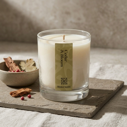 Cedar and Bloom Candle